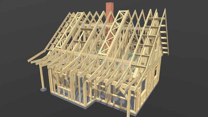 Engineering Structure 3D Model