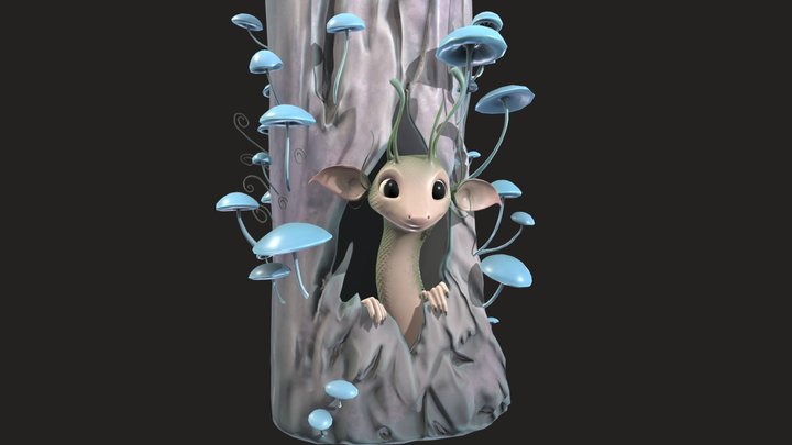 Enchanted_Dragon_Portfolio 3D Model
