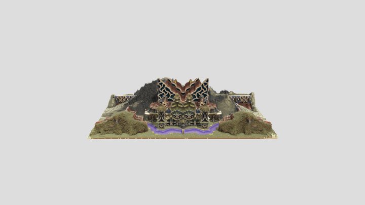 Desert Castle 3D Model