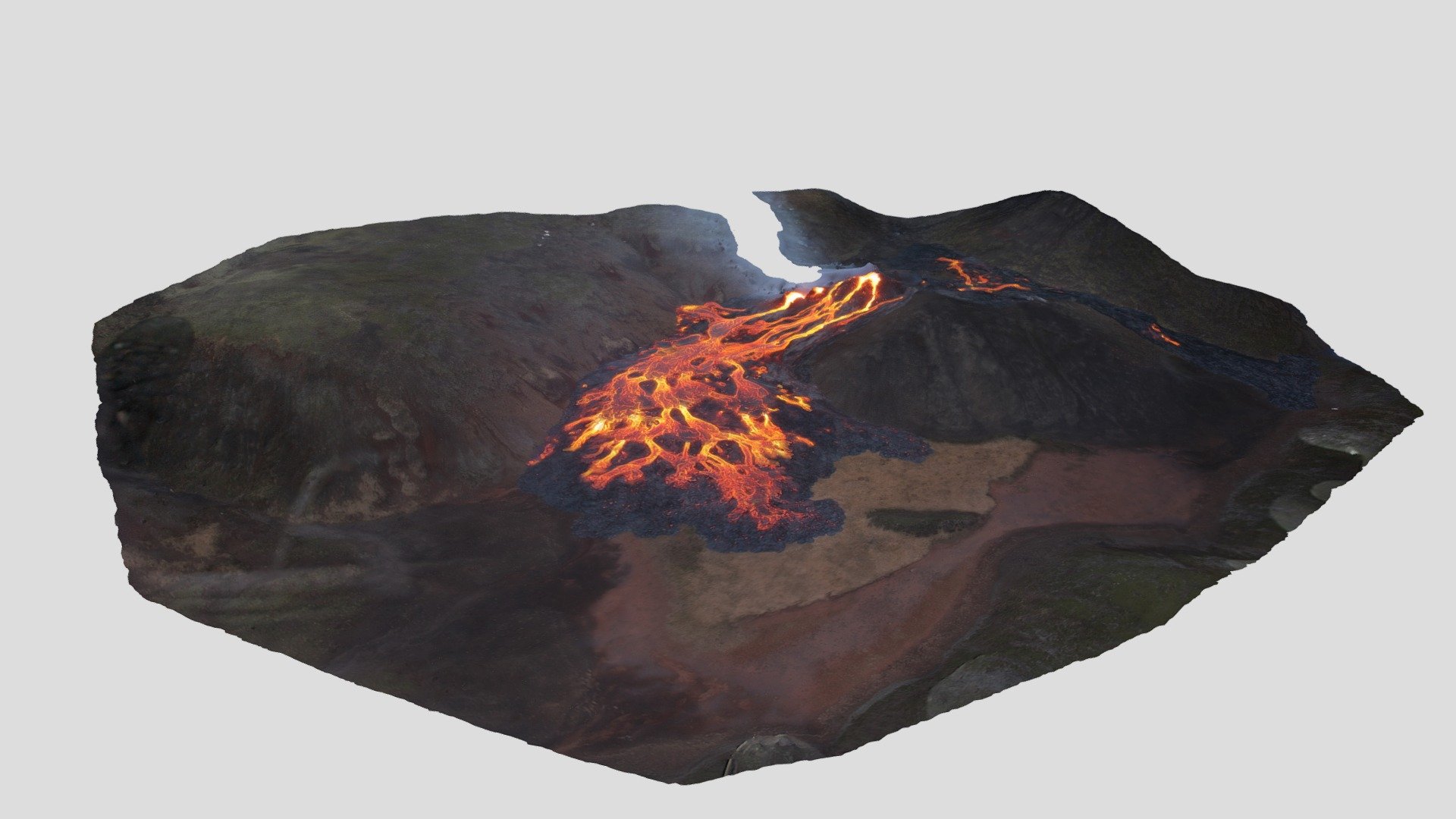 Geldingadalir eruption 20.03.2021 - 07:30 UTC