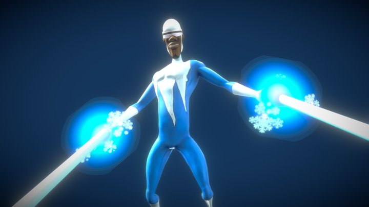 Frozone - The Incredibles 3D Model