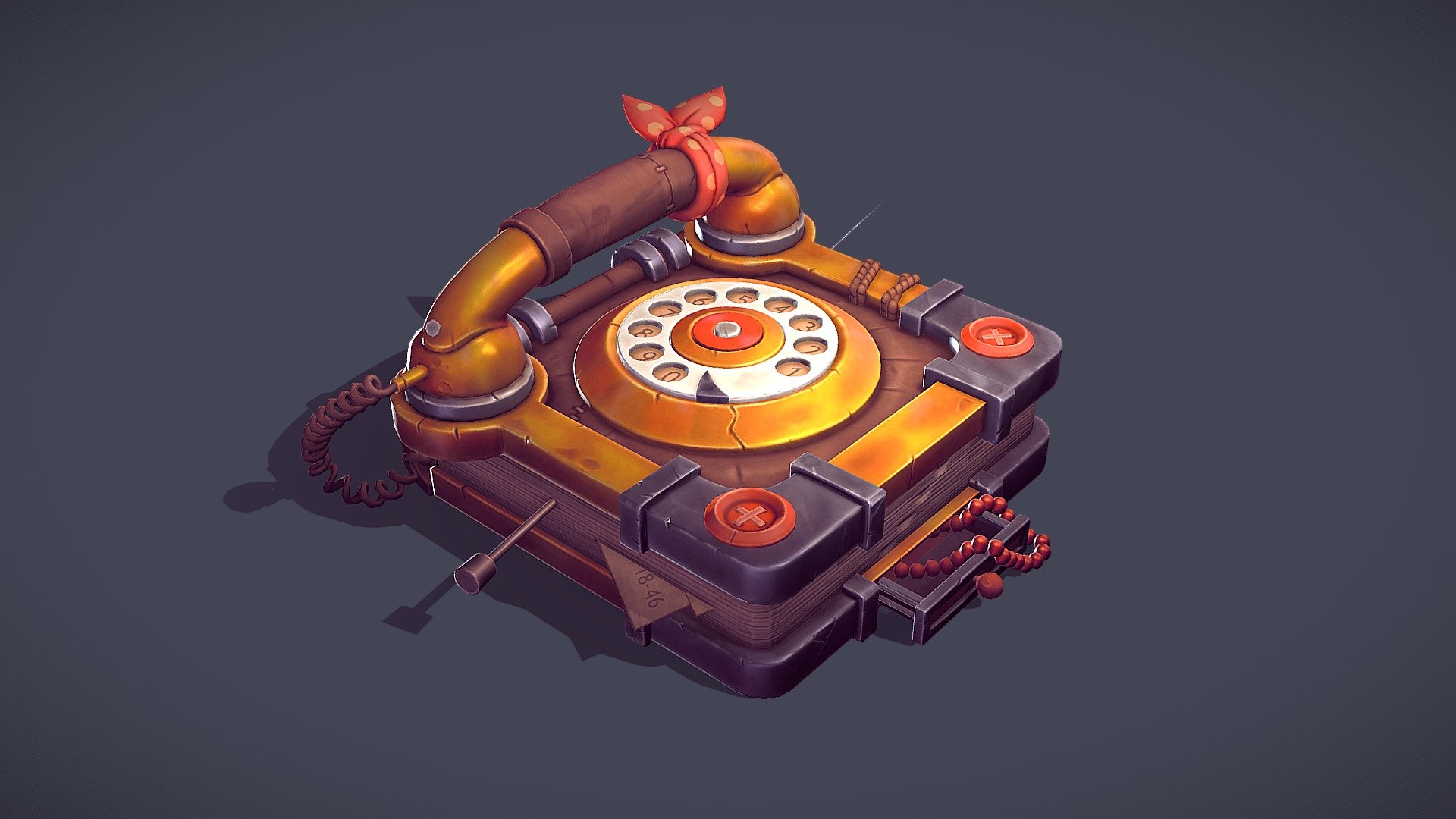 Phonebook - 3D model by marcdoucelin [ec08b13] - Sketchfab