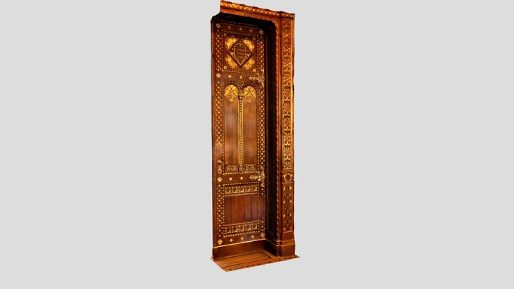 Kings_Room_Door_Castle 3D Model