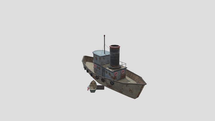 DAE 5 Finished props - By the ocean 3D Model