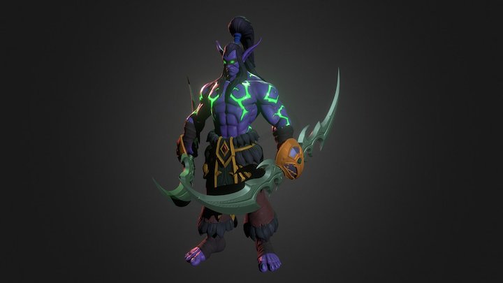 Illidan Stormrage 3D Model