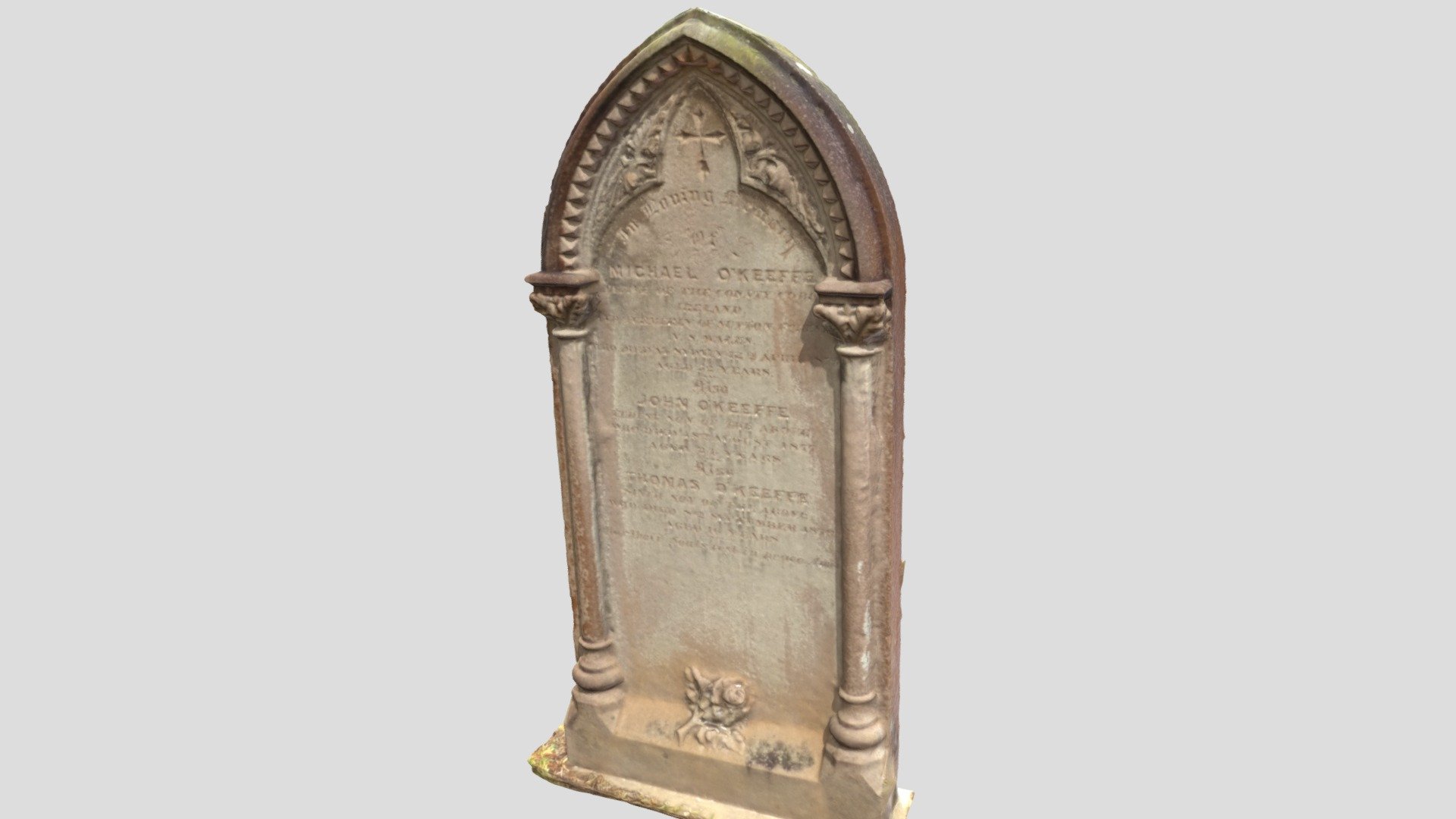 Carved headstone - Rookwood Cemetery  Sydney