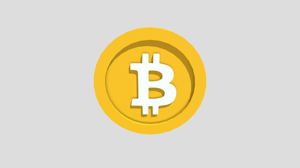 Low Poly Bitcoin