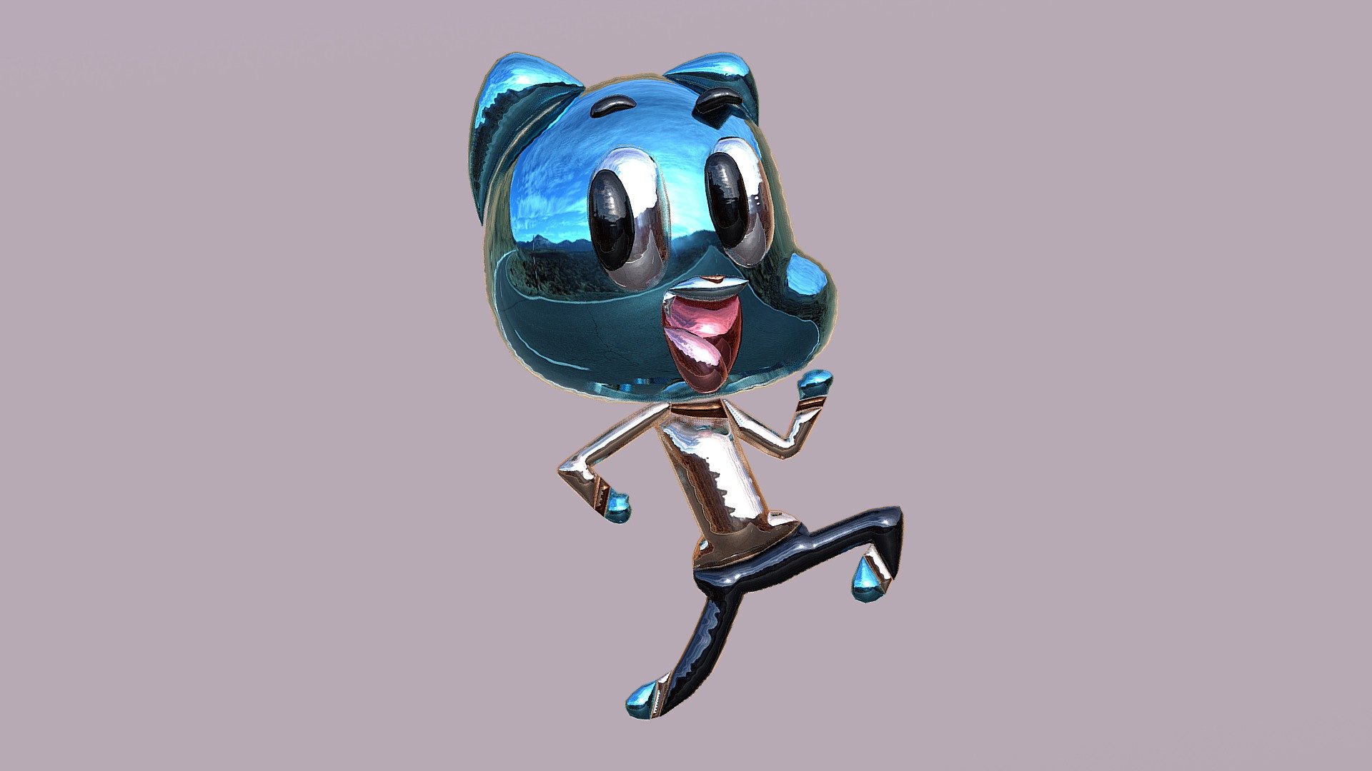 3D model Darwin - The Amazing World Of Gumball VR / AR / low-poly