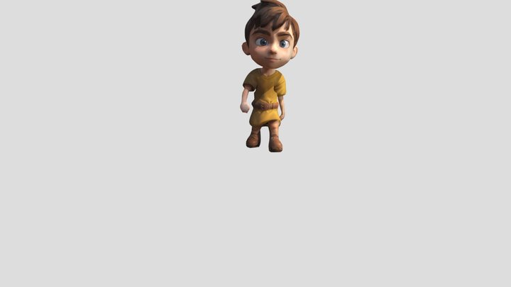 Stylized Boy 3D Model