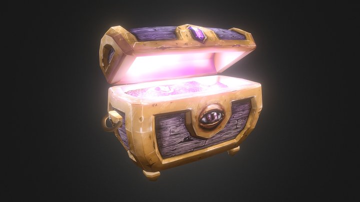 Treasure Chest 3D Model
