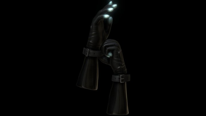 Cryo Precision Gloves 3D Model