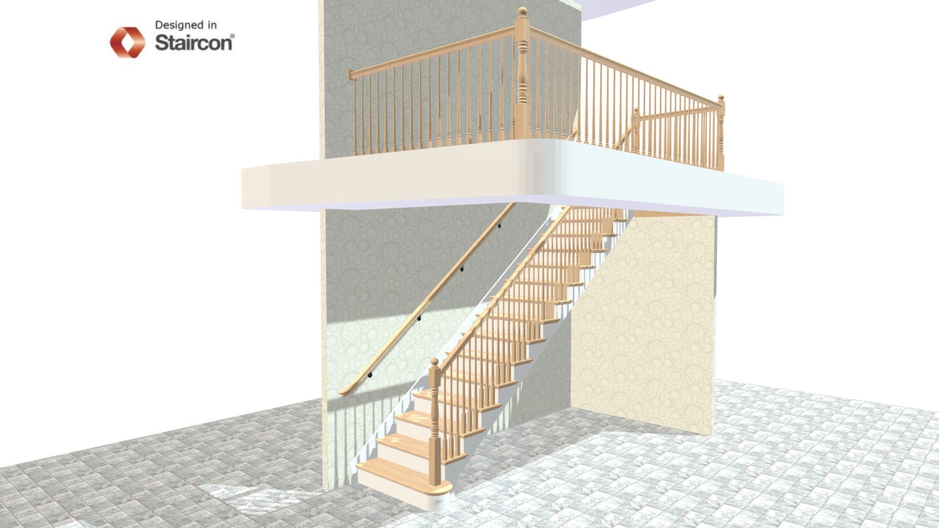 PTP-6010-3500-5015 - 3D model by 3D Software for Stair Design and ...