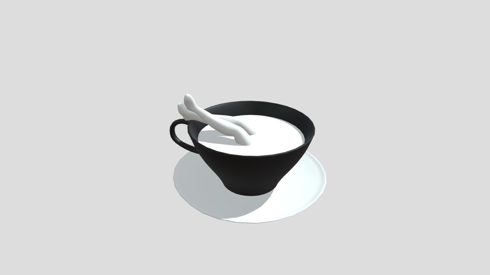 Chocolate milk Girl 3D model by KittieKate [ec0dfb8] Sketchfab