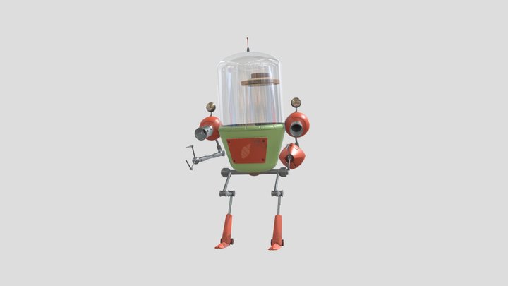 Carrot Bot v2 3D Model