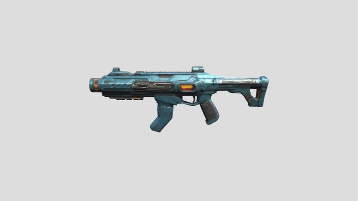 a sci fi gun 3D Model