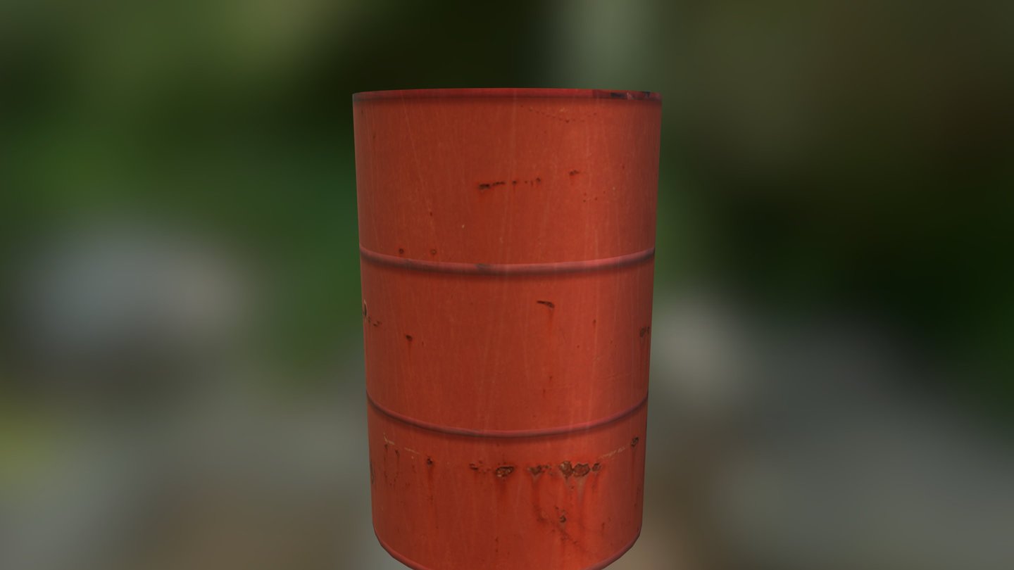 Barrel 1 - 3D model by sageandginger [ec10919] - Sketchfab