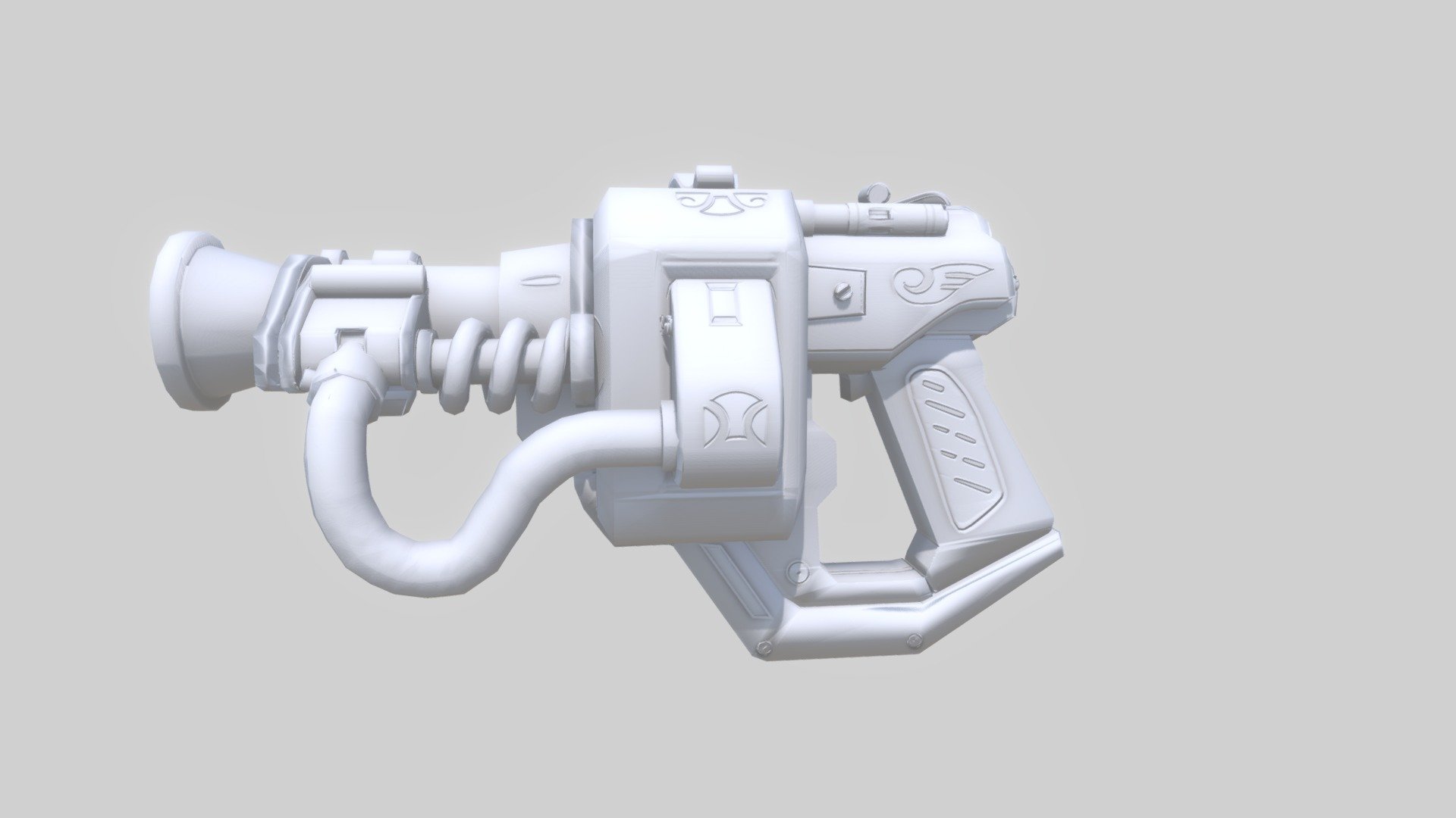 Overwatch - Torbjörn's Rivet Gun - Low Poly - 3D model by anastasia ...