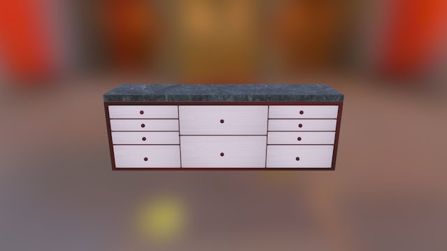Kitchen Table 3D Model