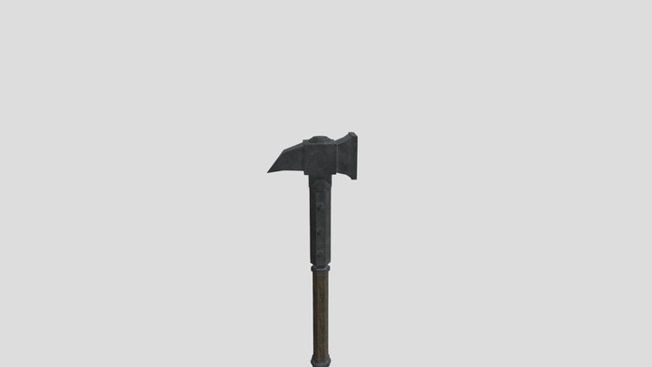 Stylized hammer 3D Model