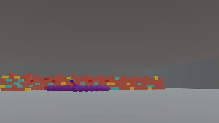 Worm from poppy platime chapter  2 (READ DESC!) 3D Model