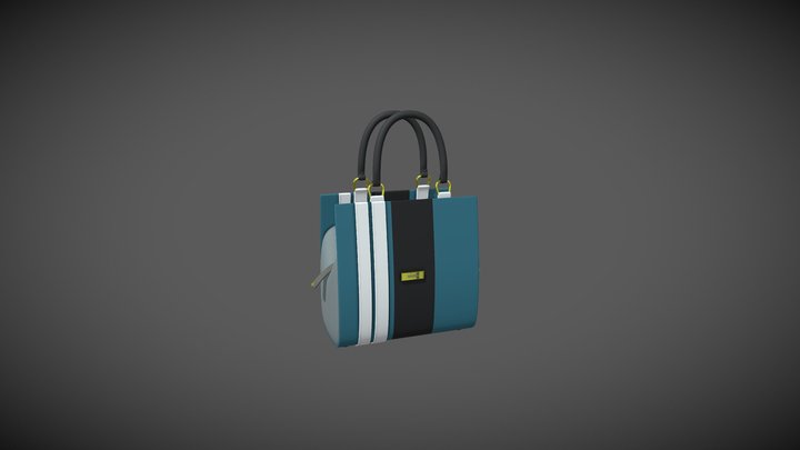 luxury bag folder 3D Model