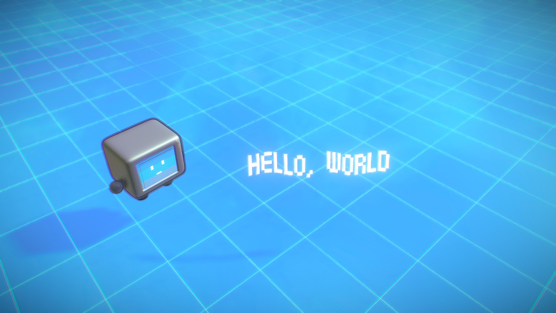 Hello World Robot - 3D model by timeforrick [ec15b5a] - Sketchfab