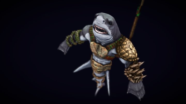 Sharkman 3D Model