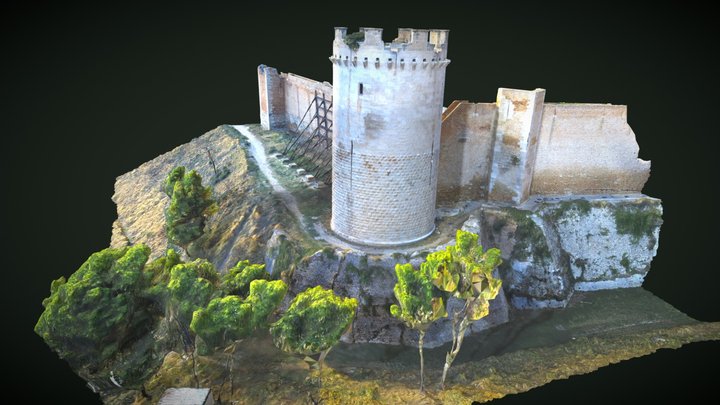 Torre branca de xadrez 3D model - Baixar Vida e Lazer no