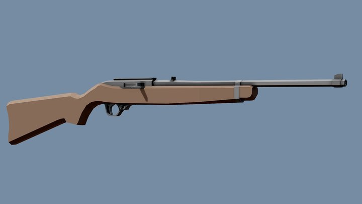 Low-Poly Ruger 10/22
