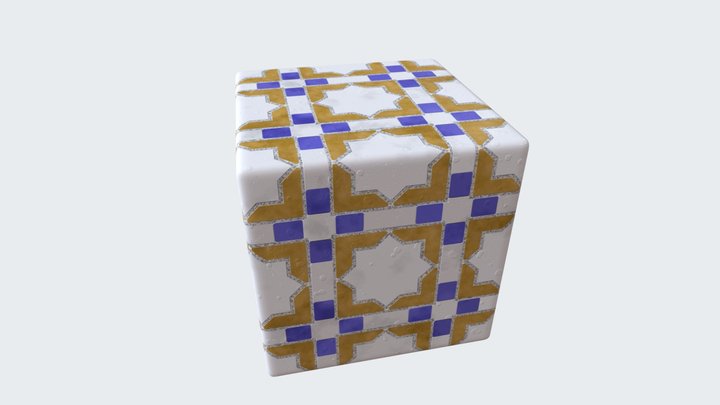 Patterned Tiles 3D Model