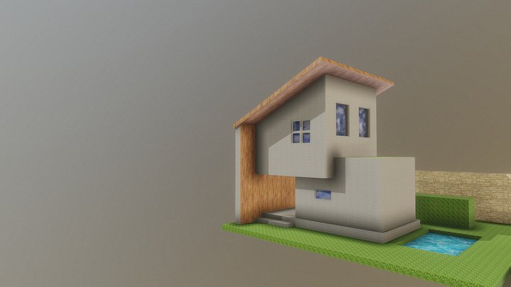 minimalist house 3D Model