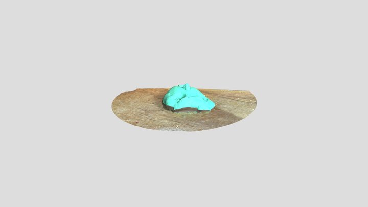 Playdough face model 3D Model