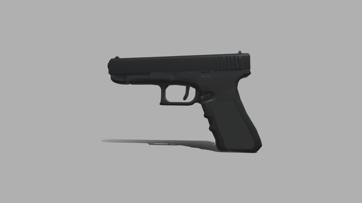 9mmPistol 3D Model
