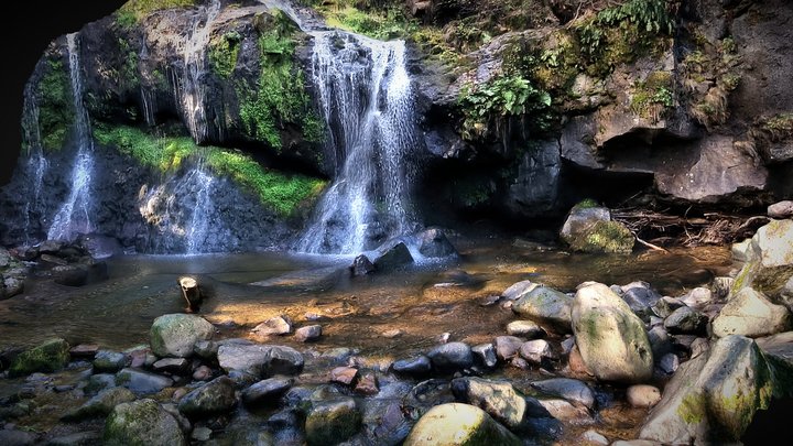 Cascade du Prapsou - Albepierre - Cantal 3D Model