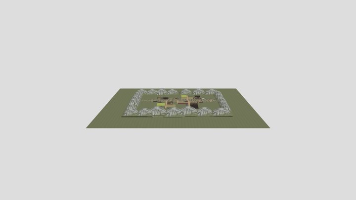 Farming Game Envrionement 3D Model