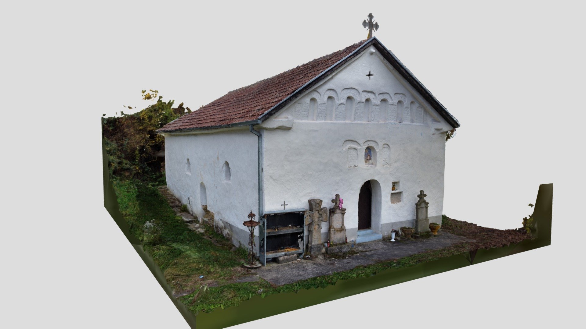 Црква Св.Петра и Павла, Ћуштица - 3D model by Zavičajni muzej Knjaževac ...