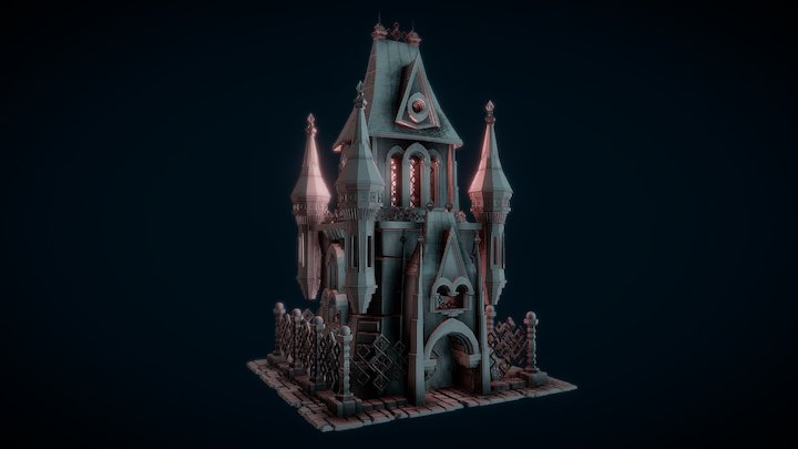 Vampire Castle 3D Model