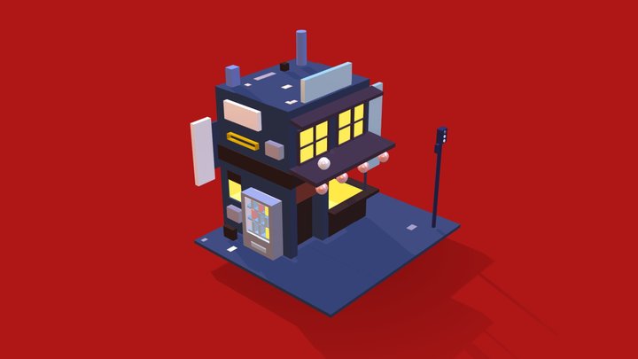 Diner 240724_sketchfab 3D Model