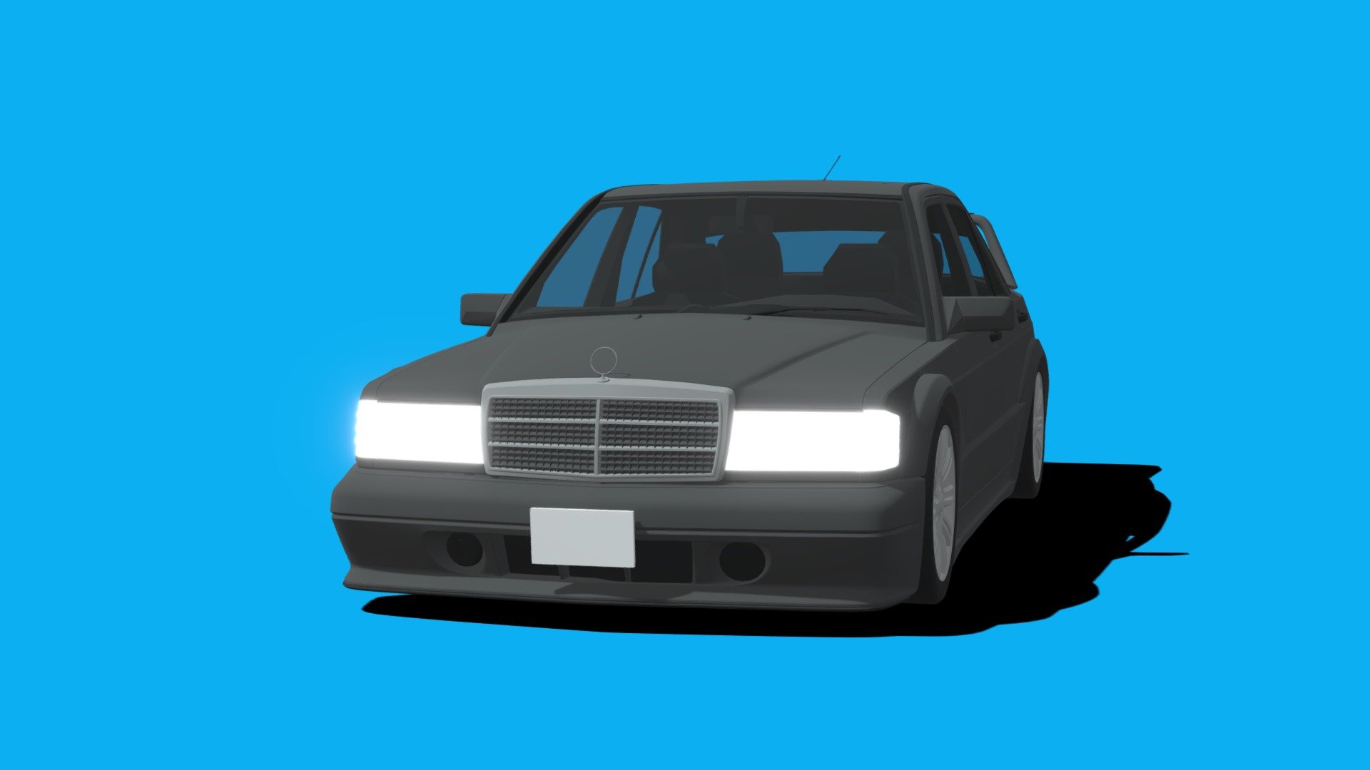 TOON Retro : Mercedes-Benz 190E Evo II - 3D model by LePoint_BAT ...