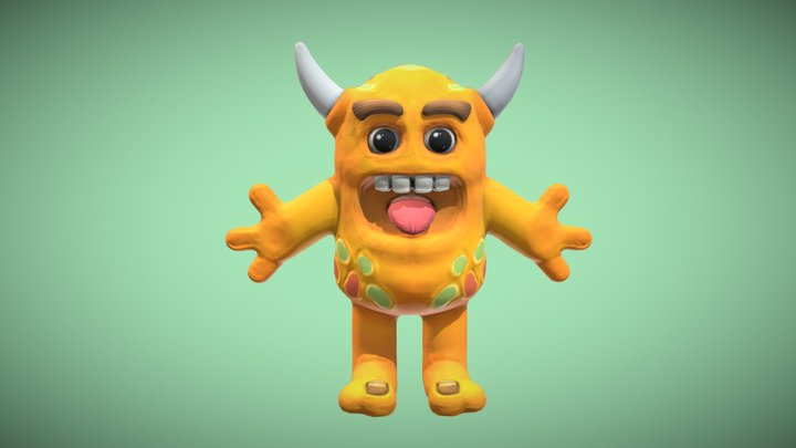 Little Monster 3D Model