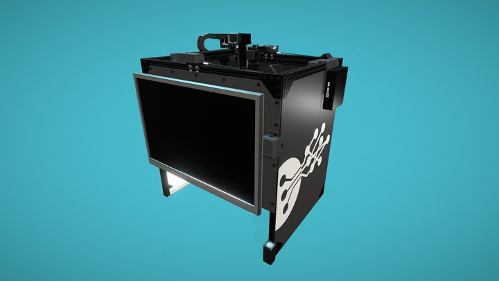 AgnosPCB AI powered AOI unit 3D Model