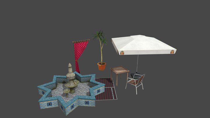 Tarifa Props - scene 3D Model
