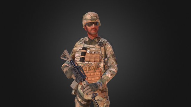 Soldier 3D Model