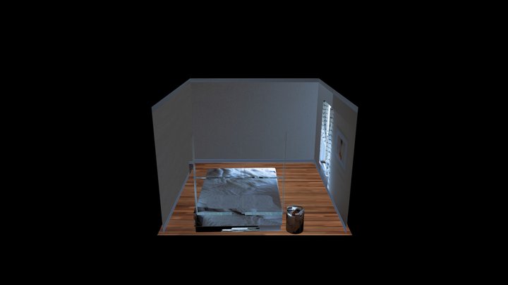 Abandoned Bedroom v2 3D Model