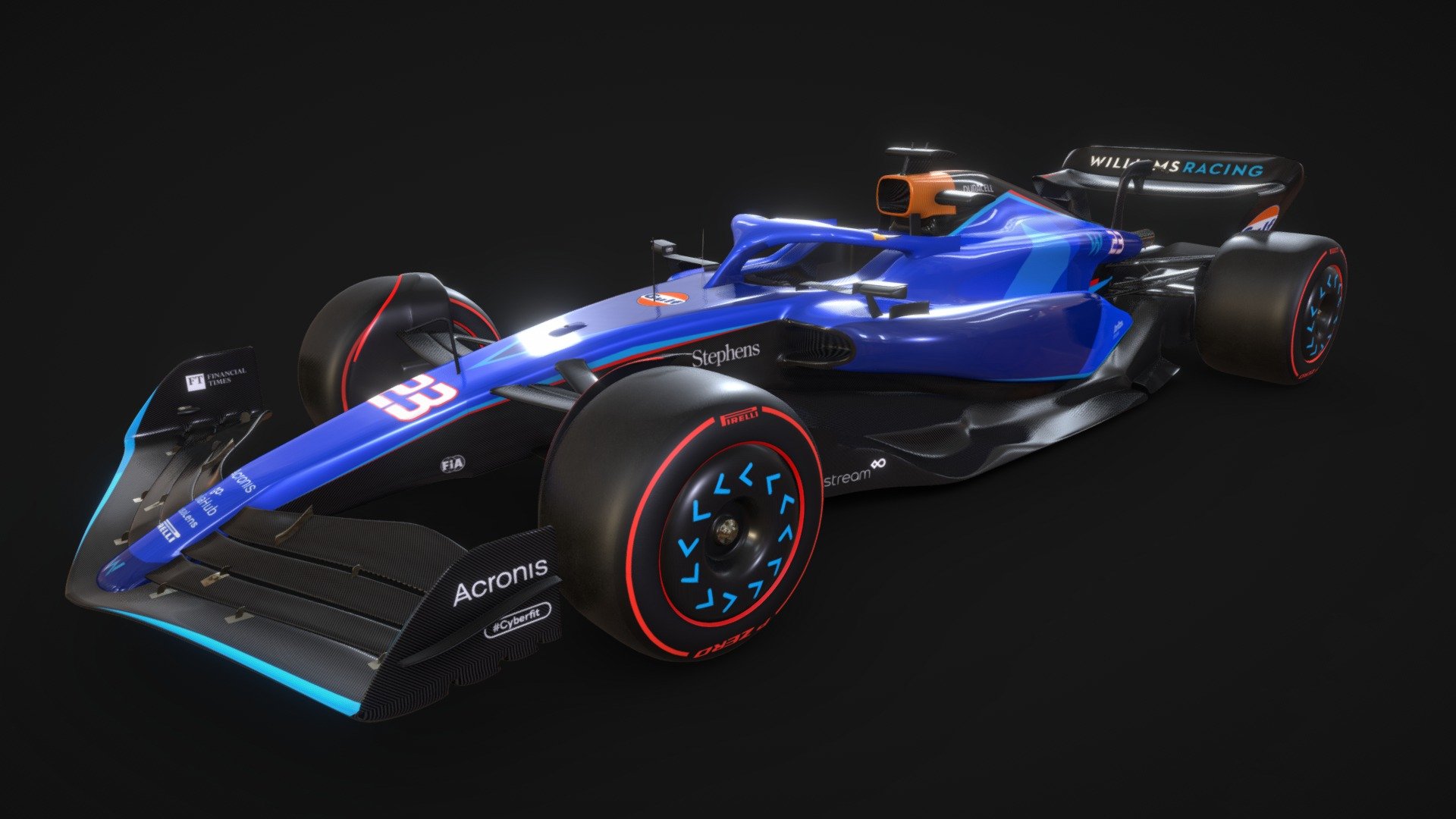 Williams FW45 - Buy Royalty Free 3D model by Project 212 (@P212 ...