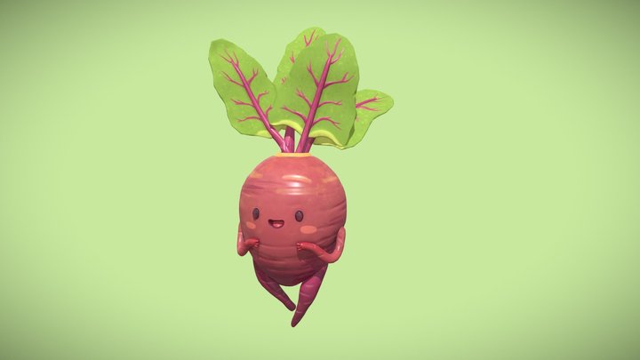 Rote Bete 3D Model