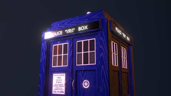 Series 5 Smith TARDIS 3D Model