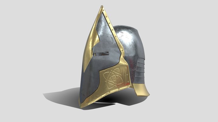 Medieval Helmet 3D Model