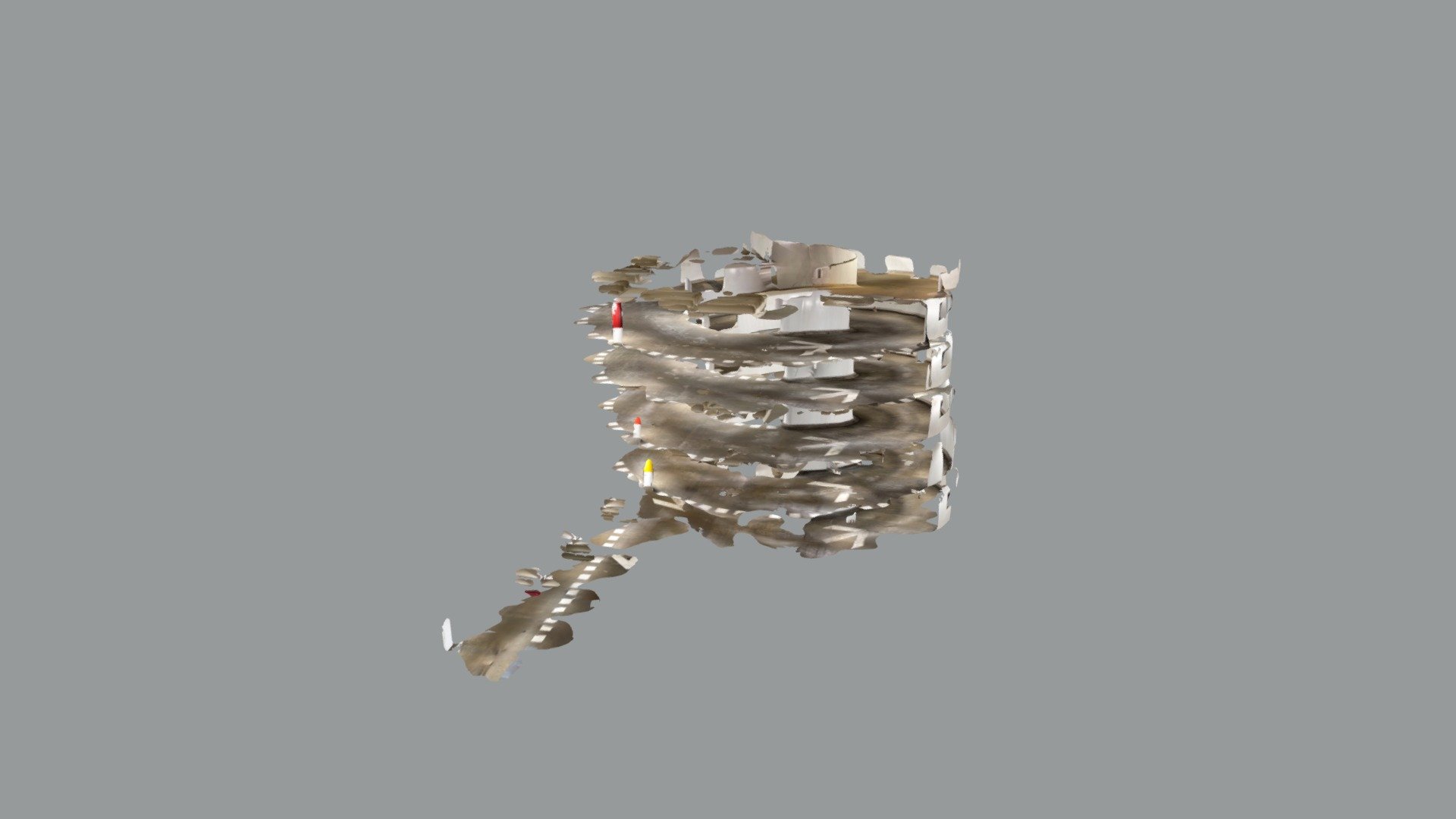 Spiral garage