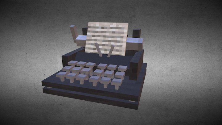 Ye Olde Typewriter 3D Model